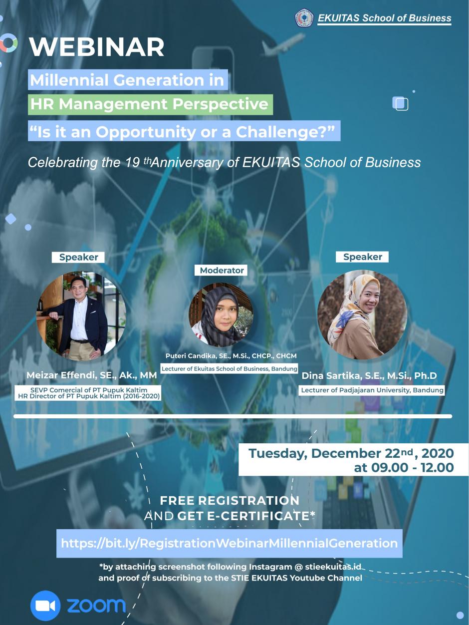 Millenial Generation in HR Management Perspective: Is it an Opportunity or a Challenge?