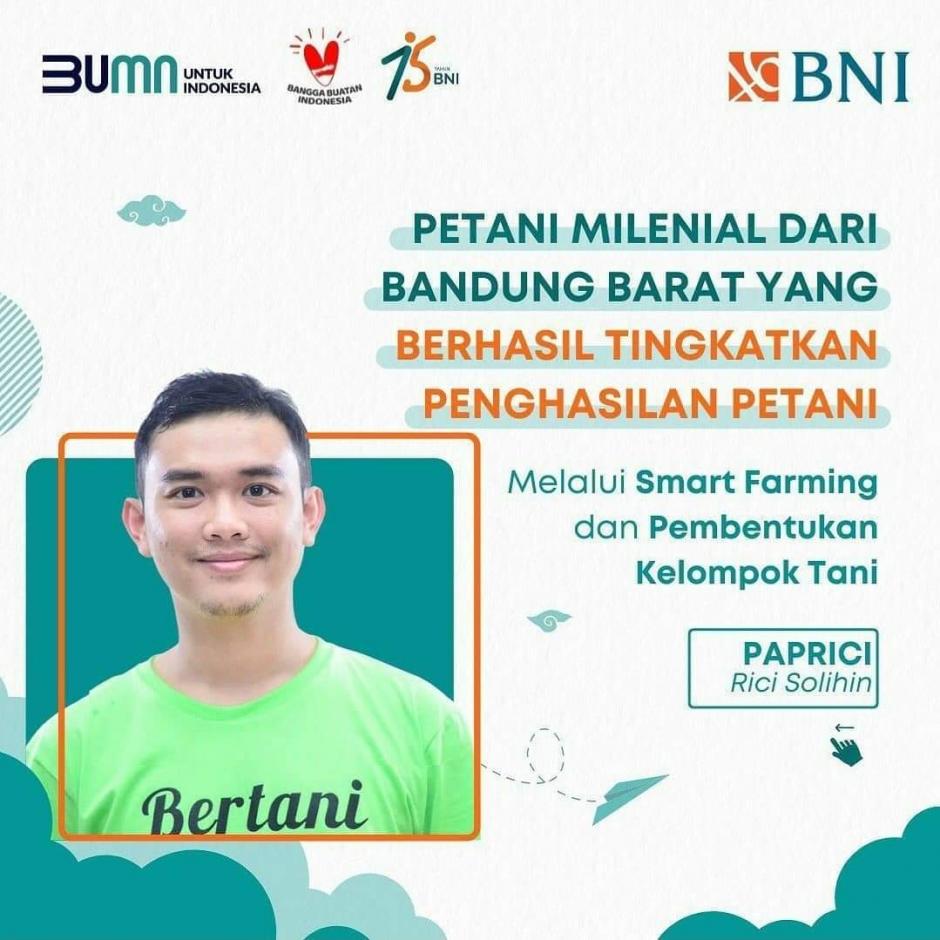 Petani Milenial dari Bandung Barat yang Berhasil Tingkatkan Penghasilan Petani