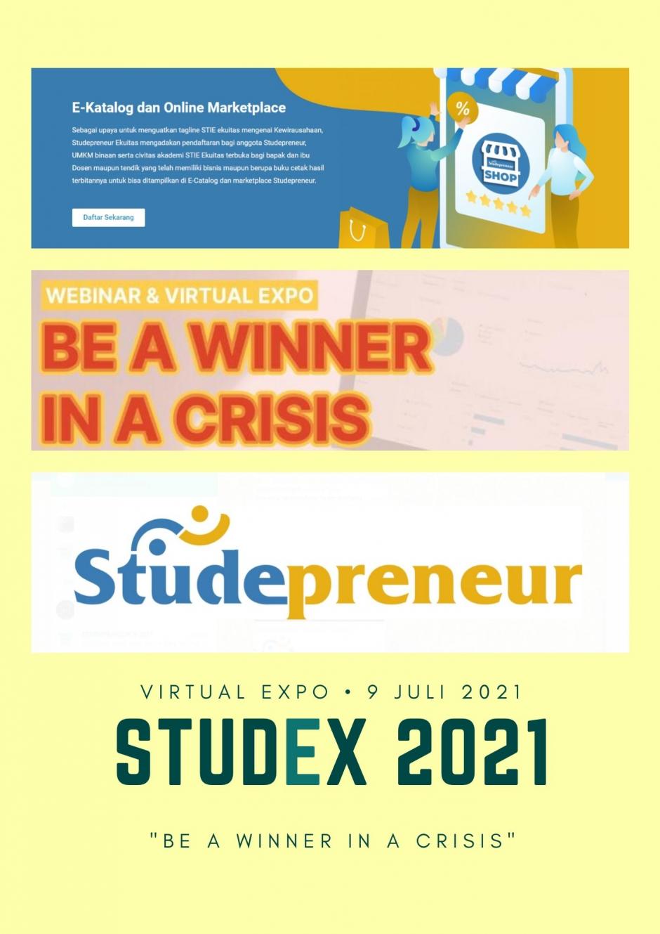 Peresmian Marketplace Studepreneur (StudEx 2021)