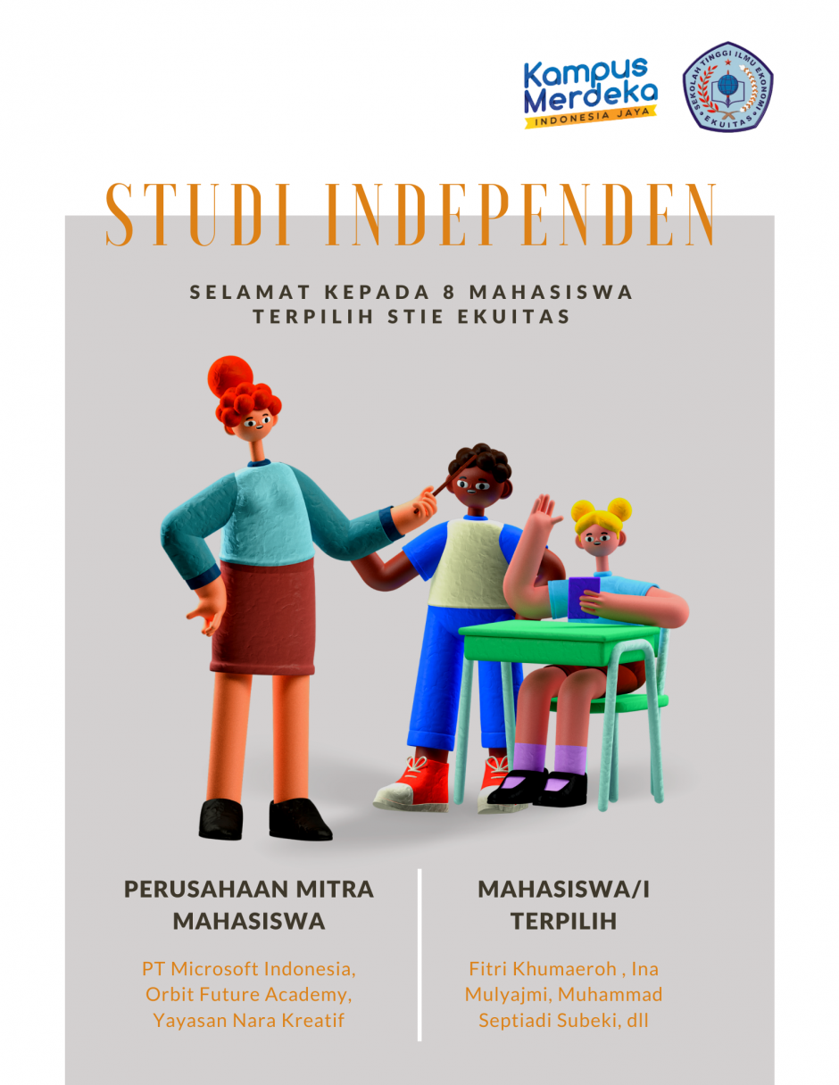 Selamat Untuk 8 Mahasiswa/i Terpilih dalam Program Studi Independen Bersertifikat (Kampus Merdeka)