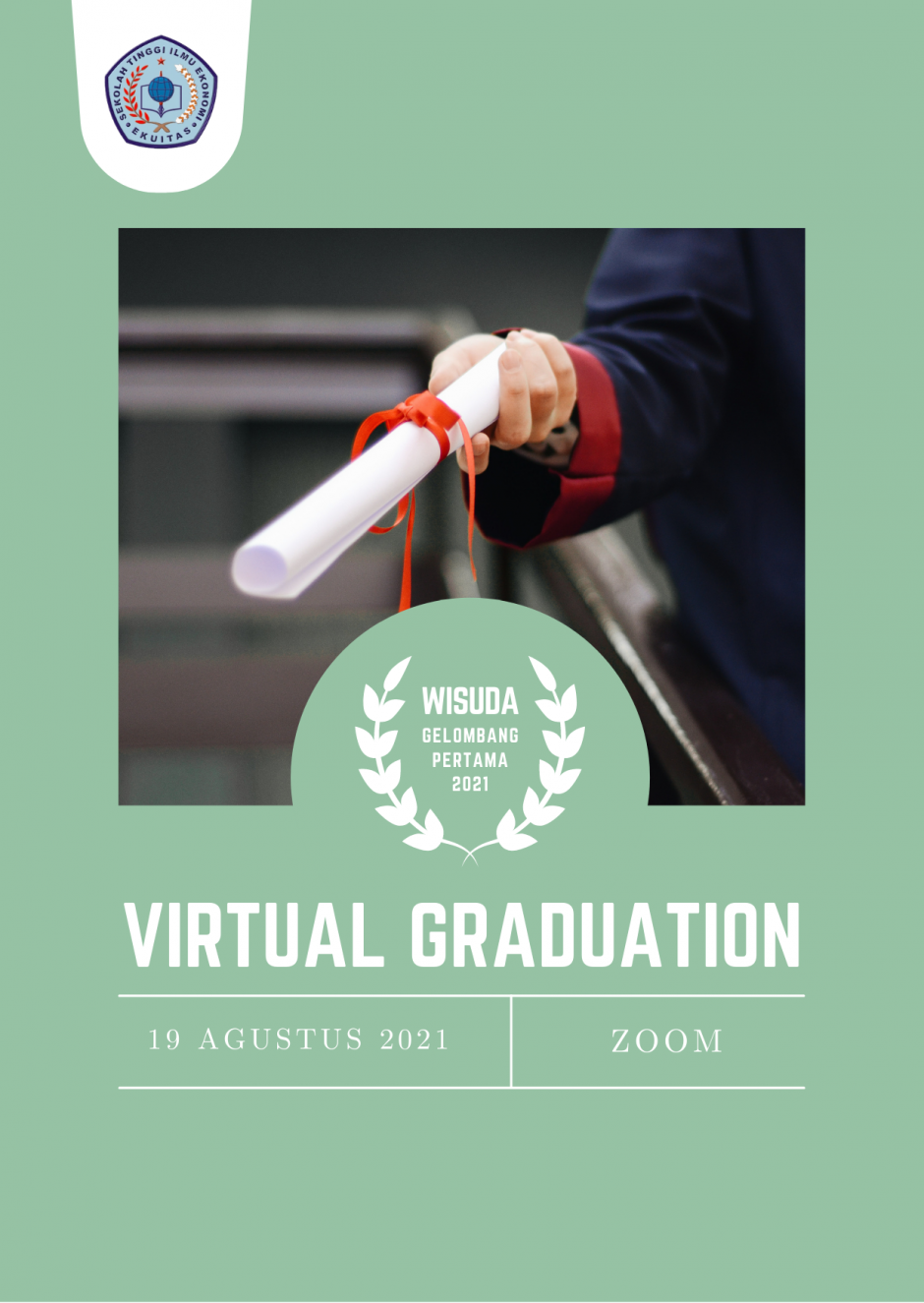 Wisuda STIE Ekuitas Gelombang Pertama 2021